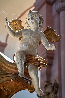 Verstaubter Putto