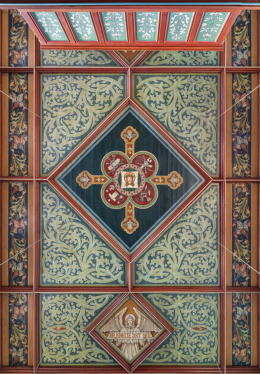 Ornate ceiling