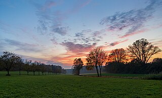 Sonnenuntergang im Michelbachtal