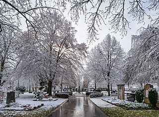 Cemetery in Winter